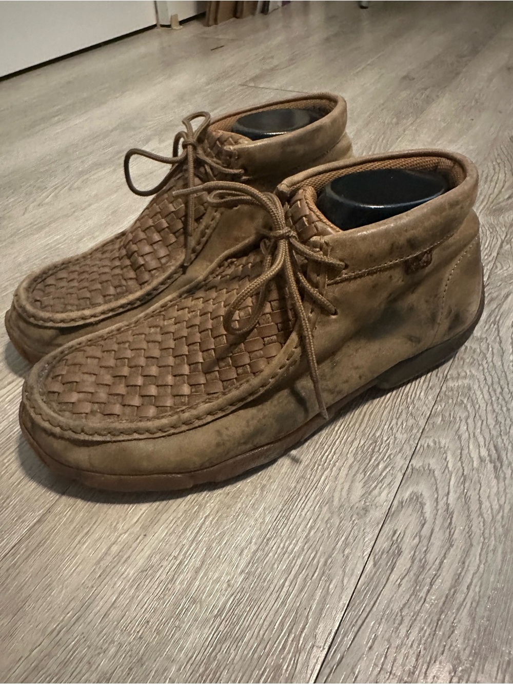 Twisted X Mens Bomber Basketweave Driving Moccasin Casual Shoes Sz 9 M